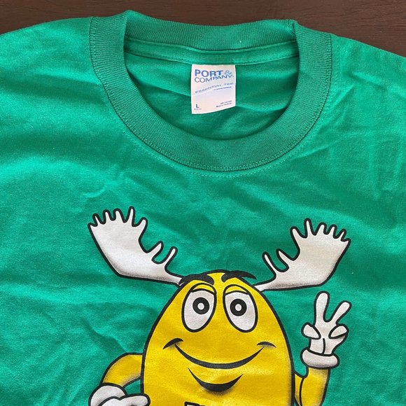 Vintage M&M CANDY Alaska Moose T-Shirt Chocolate M&Ms (Youth L) - Picture 2 of 3